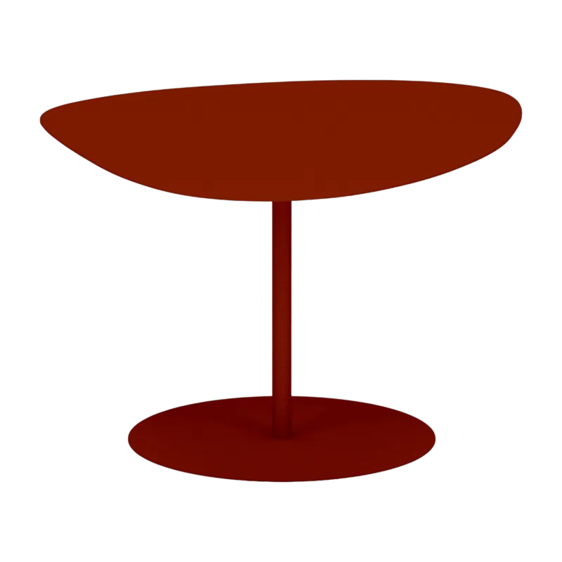 Table basse en acier mat terracotta 39 cm Galet 02 - Matière Grise - The Cool Republic