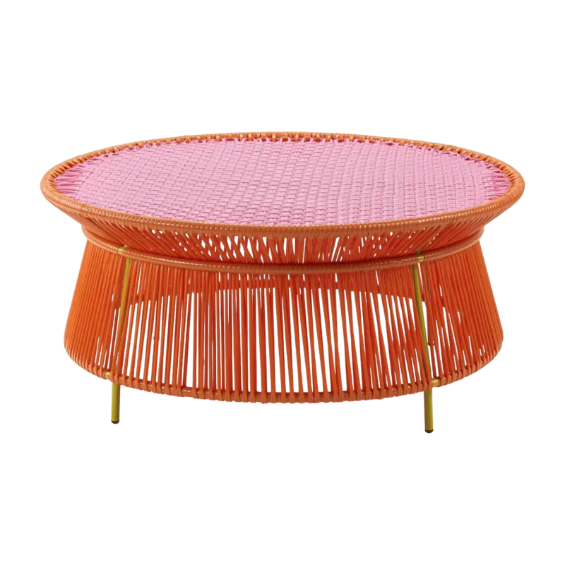 Table basse en acier orange Caribe - Ames - The Cool Republic