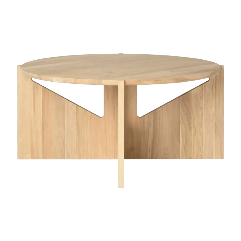 Table basse en chêne massif naturel XL - Kristina Dam Studio - The Cool Republic