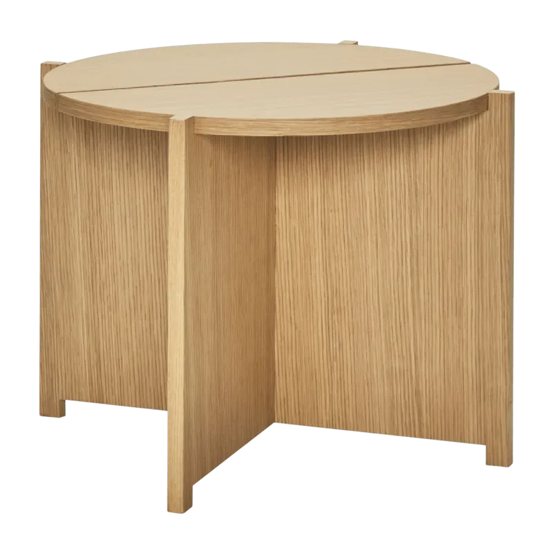 Table basse en chêne naturel 55 cm Dash - Hübsch - The Cool Republic