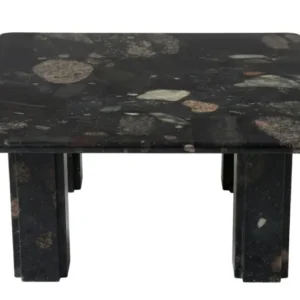 Table basse en marbre de norvigo noir 70x33,5cm Saoren - Versmisssen - The Cool Republic