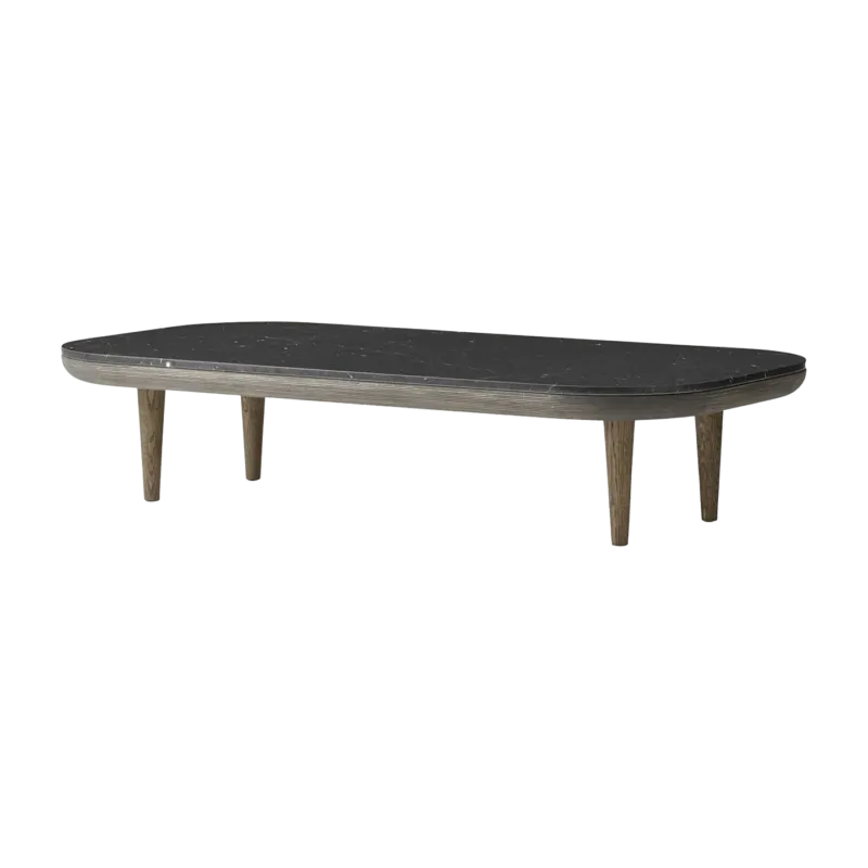 Table basse en marbre noir Fly SC5 - &tradition - The Cool Republic