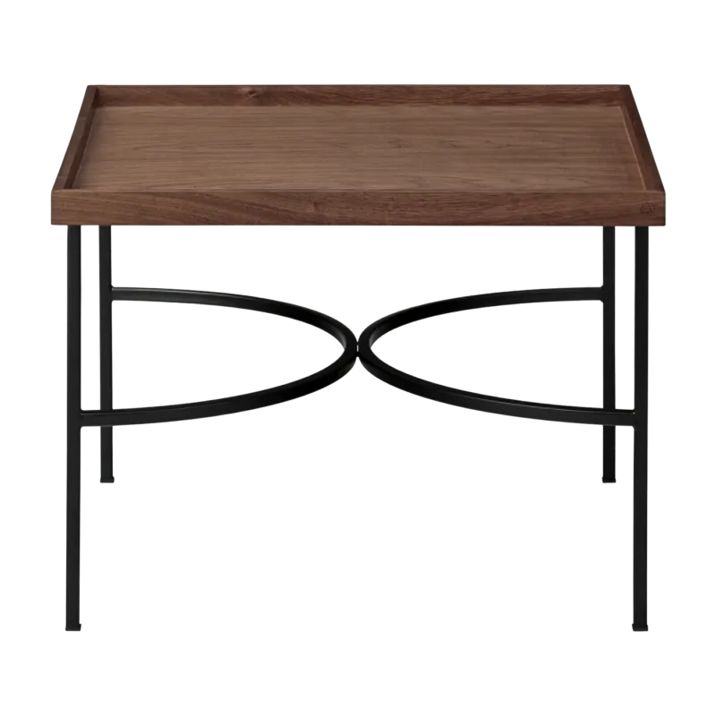 Table basse en noyer et métal noir Unity - AYTM - The Cool Republic