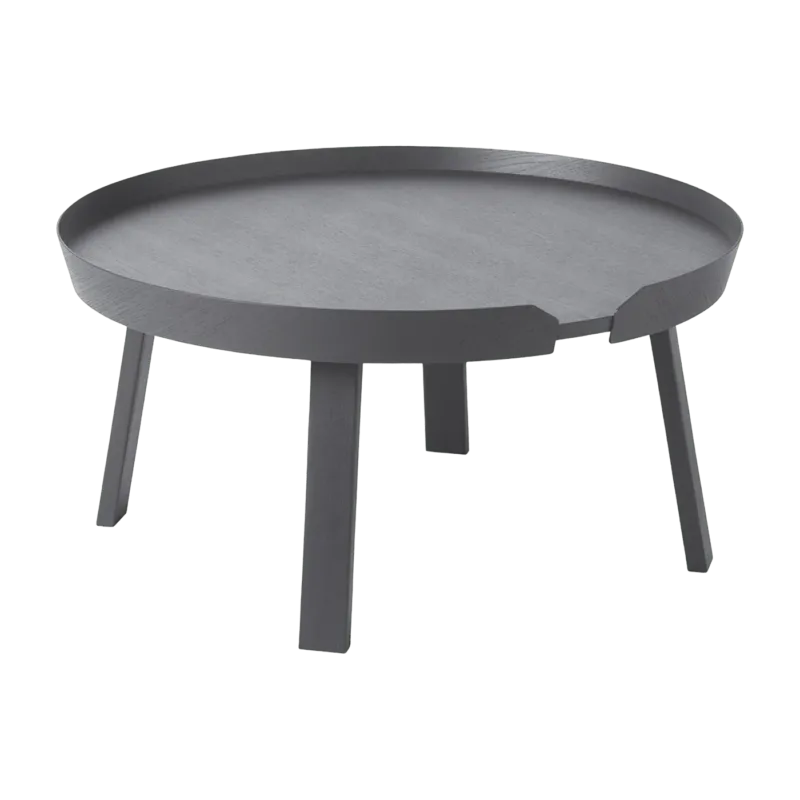 Table basse gris anthracite 72 cm Around - Muuto - The Cool Republic