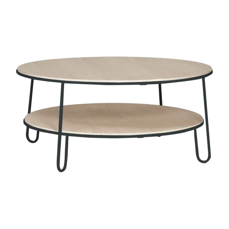Table basse gris ardoise 90 cm Eugénie - Hartô - The Cool Republic