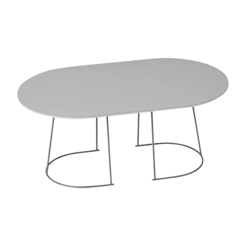 Table basse grise 88 cm Airy - Muuto - The Cool Republic