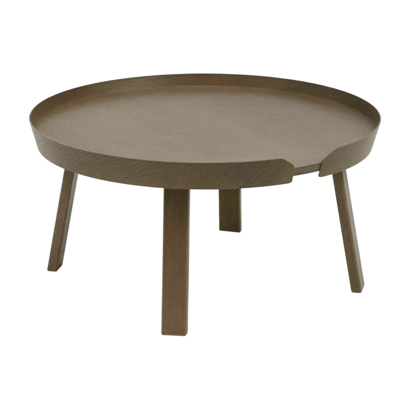 Table basse marron foncé 72 cm Around - Muuto - The Cool Republic