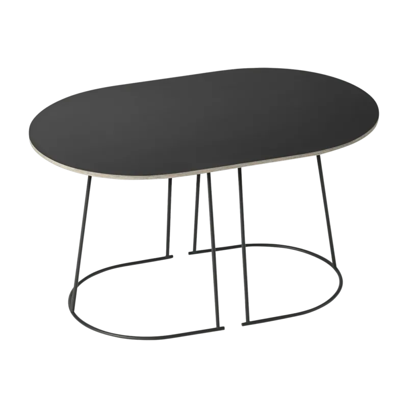 Table basse noire 68 cm Airy - Muuto - The Cool Republic