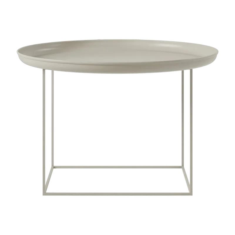 Table basse ronde en acier gris pierre 70 cm Duke - NORR11 - The Cool Republic