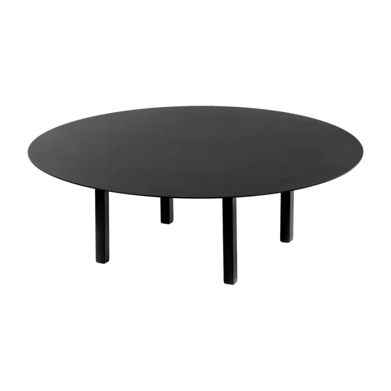 Table basse ronde en métal noir 78 x 25 cm 02 - Serax - The Cool Republic