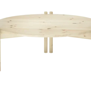 Table basse ronde en pin 80x32cm Sticks - Karup Design - The Cool Republic