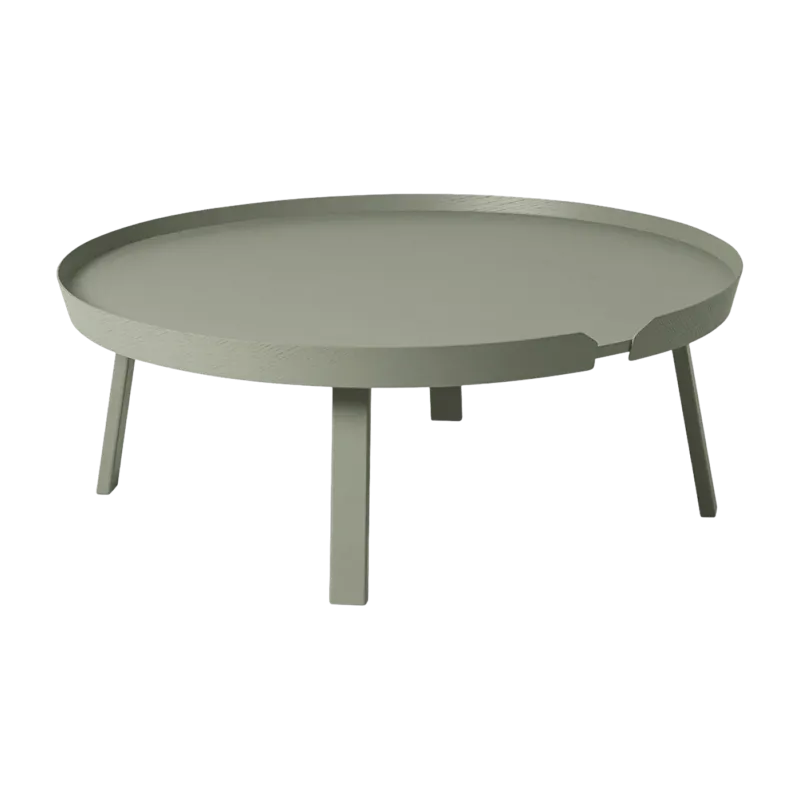 Table basse vert d'eau 95 cm Around - Muuto - The Cool Republic