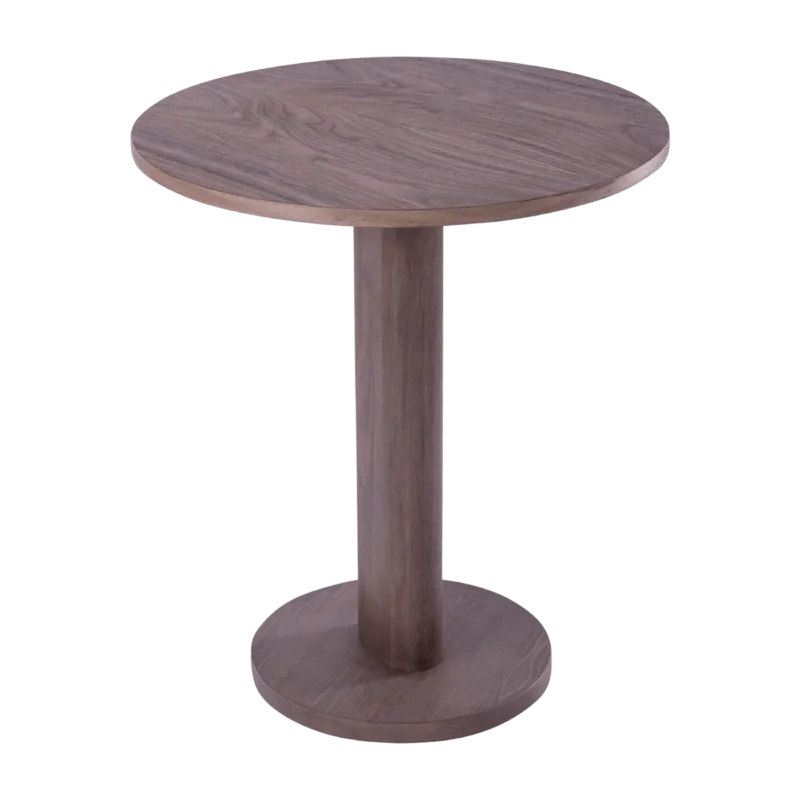 Table bistrot ronde avec pied central rond Galta - Kann Design - The Cool Republic