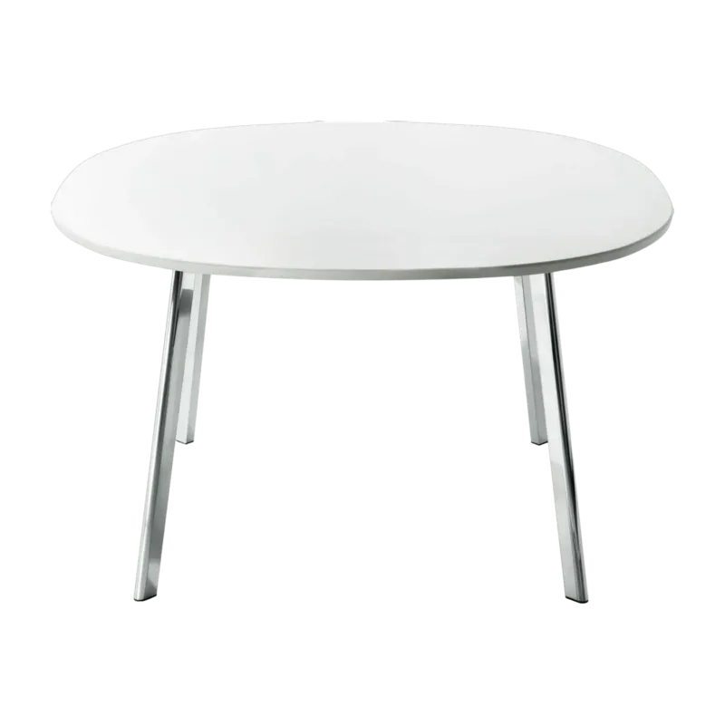 Table blanche et pieds en aluminium 124x124 cm Déjà-vu - Magis - The Cool Republic