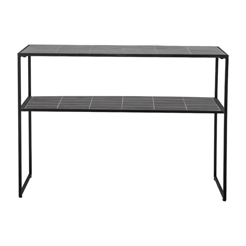 Table console June Black Stone - Bloomingville - The Cool Republic