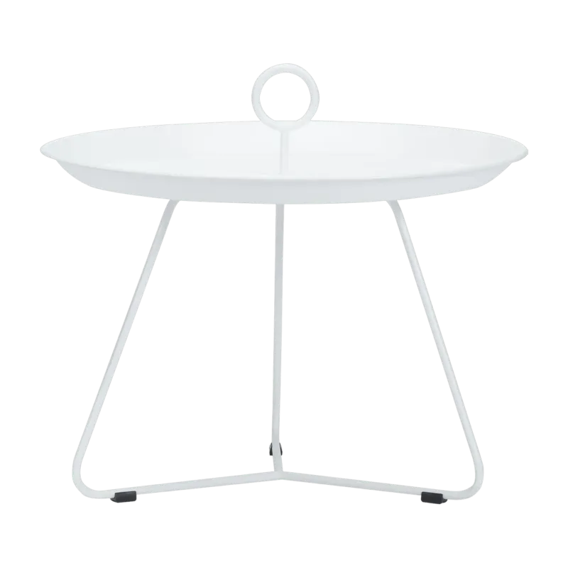 Table d'appoint 60 cm en métal blanche EYELET - Houe - The Cool Republic
