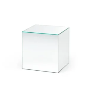 Table d'appoint cube miroir en verre 40x40x40cm Tintin - Fest Amsterdam - The Cool Republic