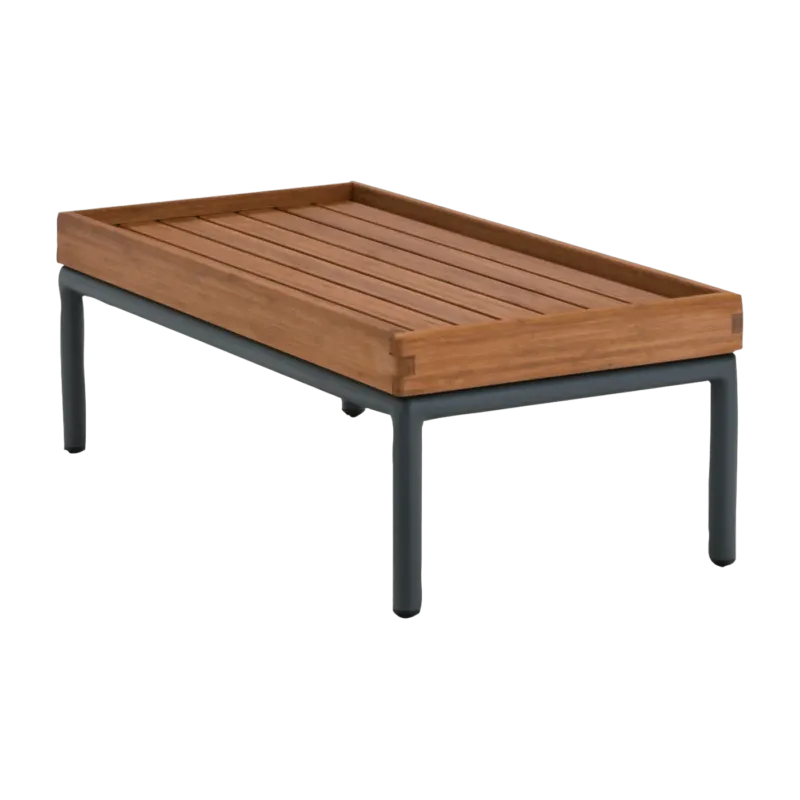 Table d'appoint d'extérieur en bambou 40 x 80 LEVEL - Houe - The Cool Republic