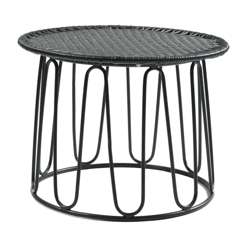 Table d'appoint en acier noir Circo - Ames - The Cool Republic