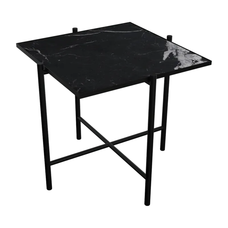 Table d'appoint en marbre noir Original Side - HANDVÄRK - The Cool Republic