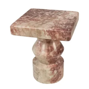 Table d'appoint en marbre rose 30,5x37cm Ghia - Versmissen - The Cool Republic