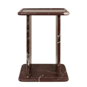Table d'appoint en marbre rosso levanto foncé 30,5x23x41,5cm Selwyn - versmissen - The Cool Republic