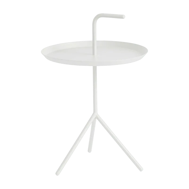 Table d'appoint en métal blanc DLM - HAY - The Cool Republic