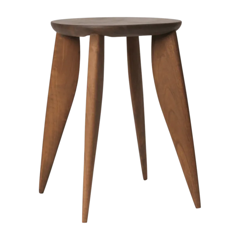 Table d'appoint en noyer 42x45cm Feve - Ferm living - The Cool Republic