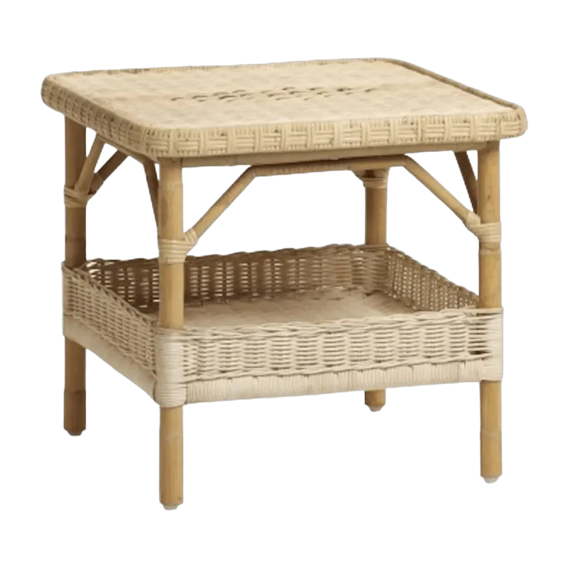 Table d'appoint en rotin naturel 51 cm Nantucket - KOK - The Cool Republic