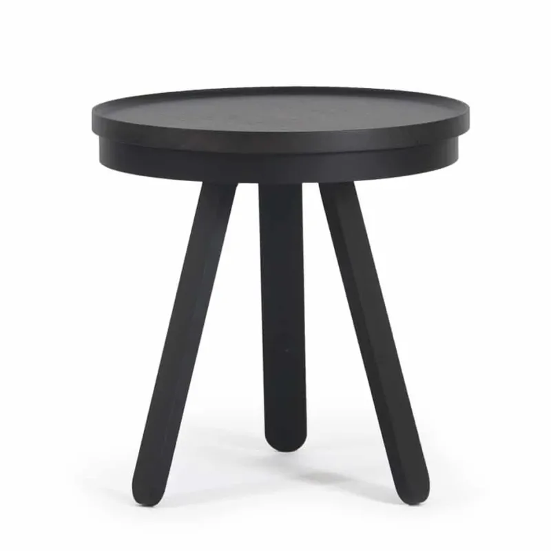 Table d'appoint noire 42 cm Batea - Woodendot - The Cool Republic