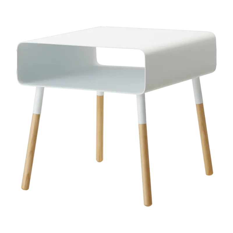 Table de chevet blanc Plain - Yamazaki - The Cool Republic