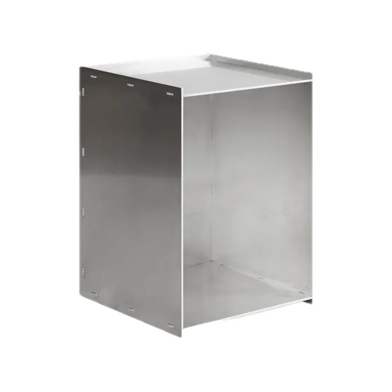 Table de chevet en aluminium 32,8 x 33,8 x 48,1 cm Rivet - Frama - The Cool Republic