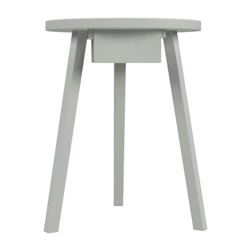 Table de chevet laqué blanc Gray 45 - Gervasoni - The Cool Republic