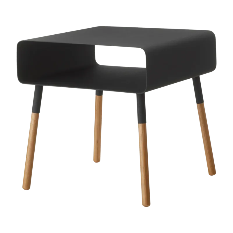 Table de chevet noir Plain - Yamazaki - The Cool Republic