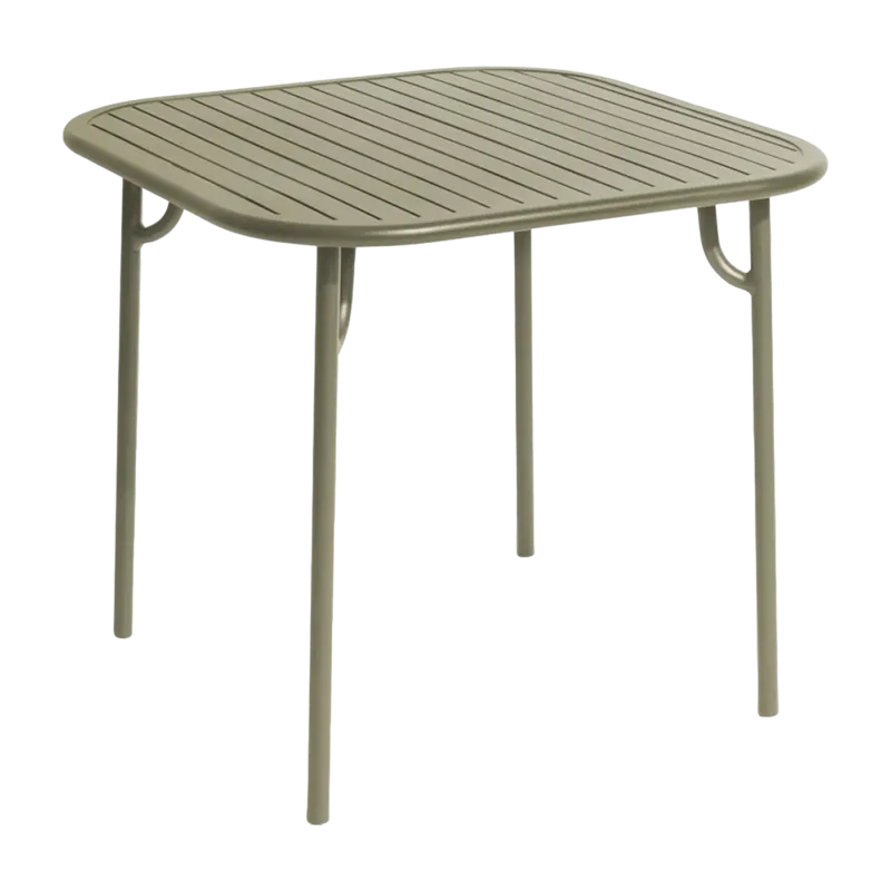 Table de jardin carrée vert jade Week-End - Petite Friture - The Cool Republic