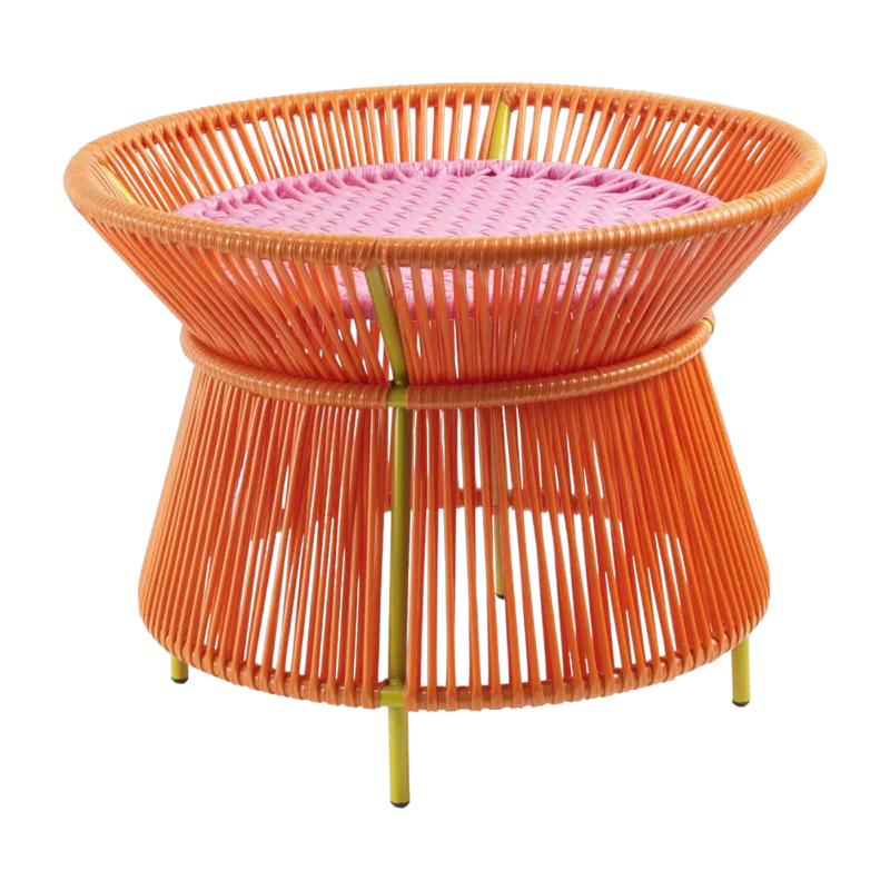 Table en acier orange Caribe - Ames - The Cool Republic