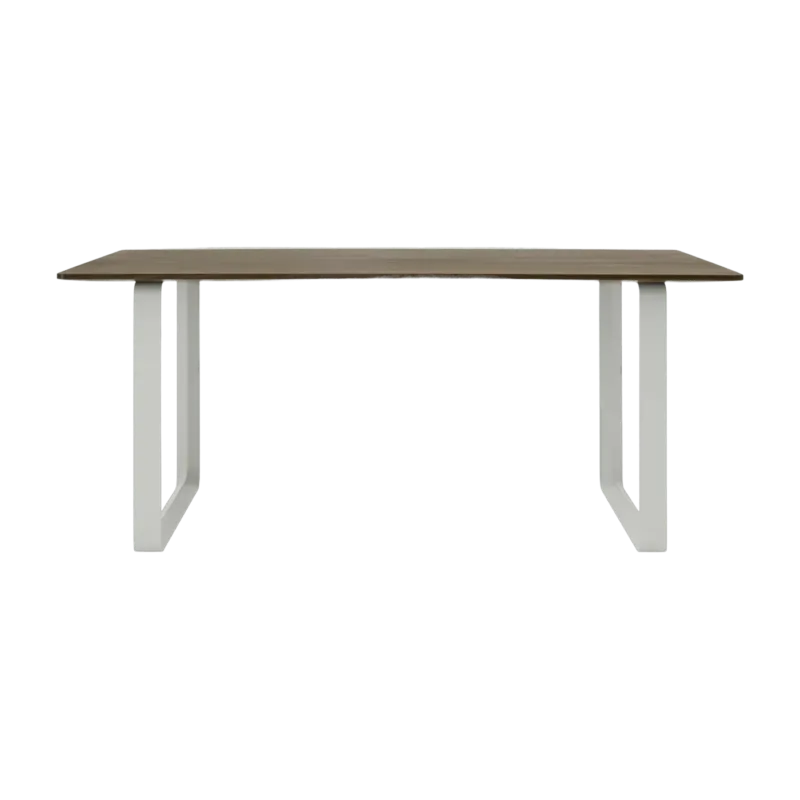 Table en chêne massif fumé et aluminium gris 170 x 85 cm 70/70 - Muuto - The Cool Republic
