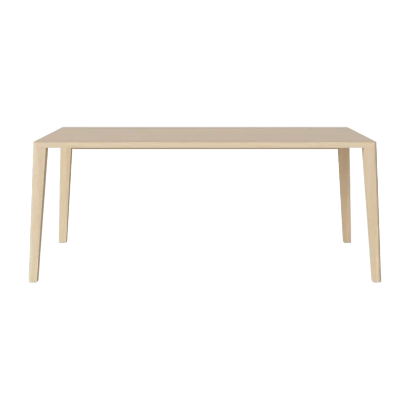 Table en chêne massif huilé pigmenté blanc 95 x 180 cm Graceful - Bolia - The Cool Republic