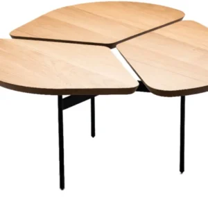 Table en inox ivoire 34x36cm Miss Trèfle - Airborne - The Cool Republic