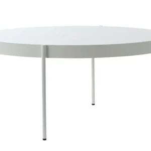 Table en métal et bois blanc 160cm Series 430 - Verpan - The Cool Republic