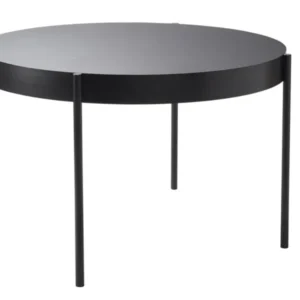 Table en métal et bois noir 120cm Series 430 - Verpan - The Cool Republic