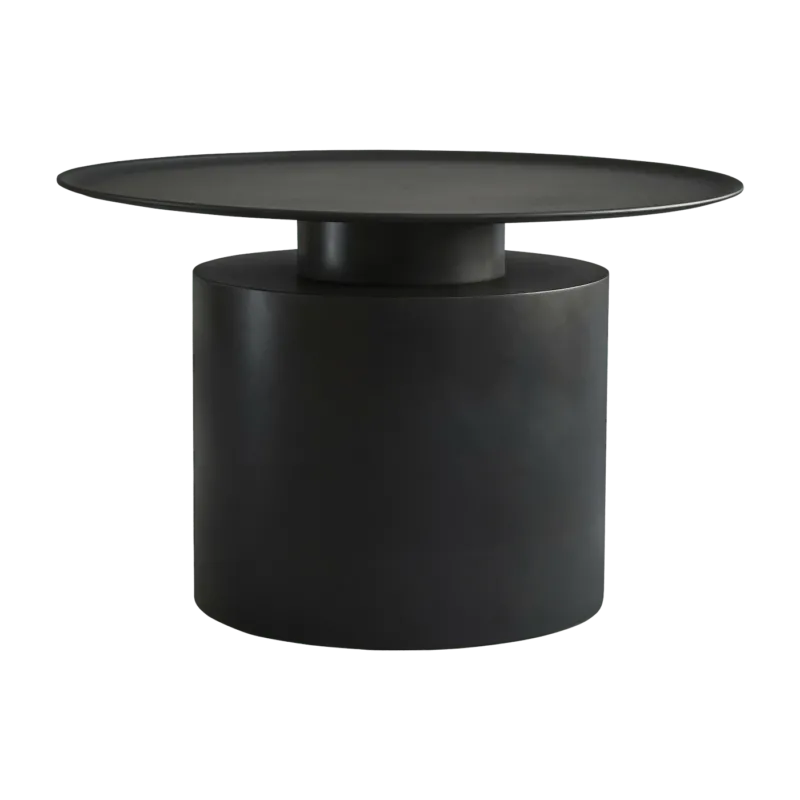 Table en métal noir basse Pillar - 101 Copenhagen - The Cool Republic