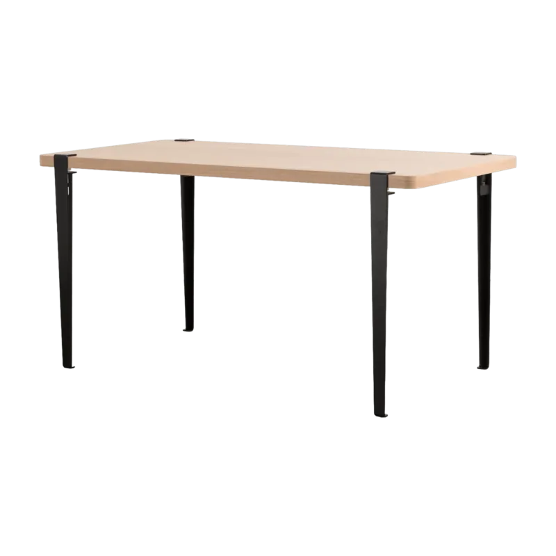 Table rectangulaire avec pieds noir graphite 75 cm Baltazar - TIPTOE - The Cool Republic