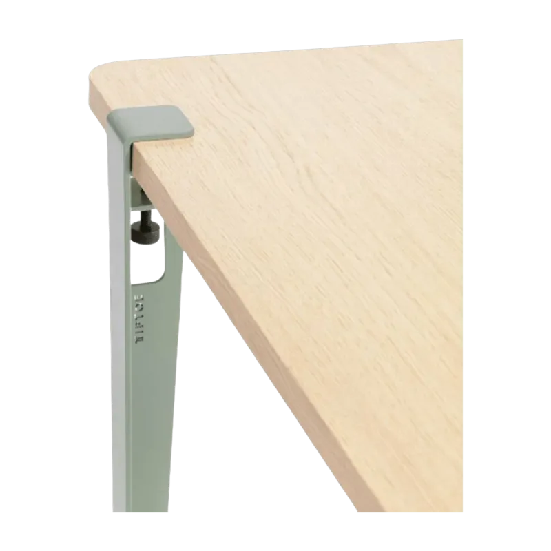 Table rectangulaire XL Brixton pieds gris eucalyptus 75 cm - TIPTOE - The Cool Republic