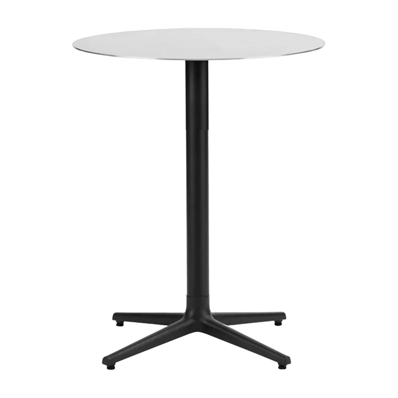 Table ronde 60 cm 4 pieds en acier inoxydable Allez Steel - Normann Copenhagen - The Cool Republic