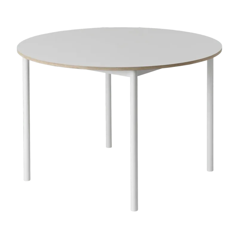 Table ronde blanche Base - Muuto - The Cool Republic
