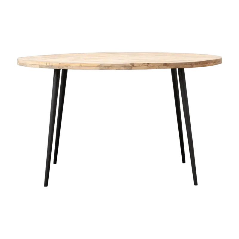 Table ronde en bois naturel Club - House Doctor - The Cool Republic
