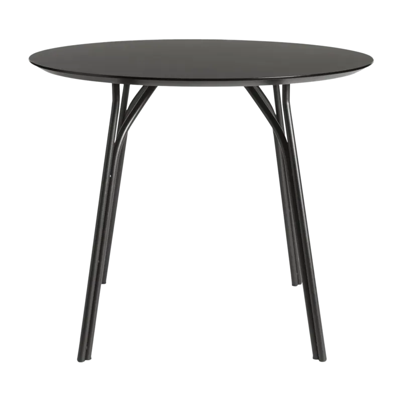 Table ronde noire 90 cm Tree - Woud - The Cool Republic