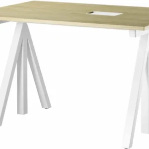 Tablette pour bureau en chêne 140 x 78 cm Works - String furniture - The Cool Republic