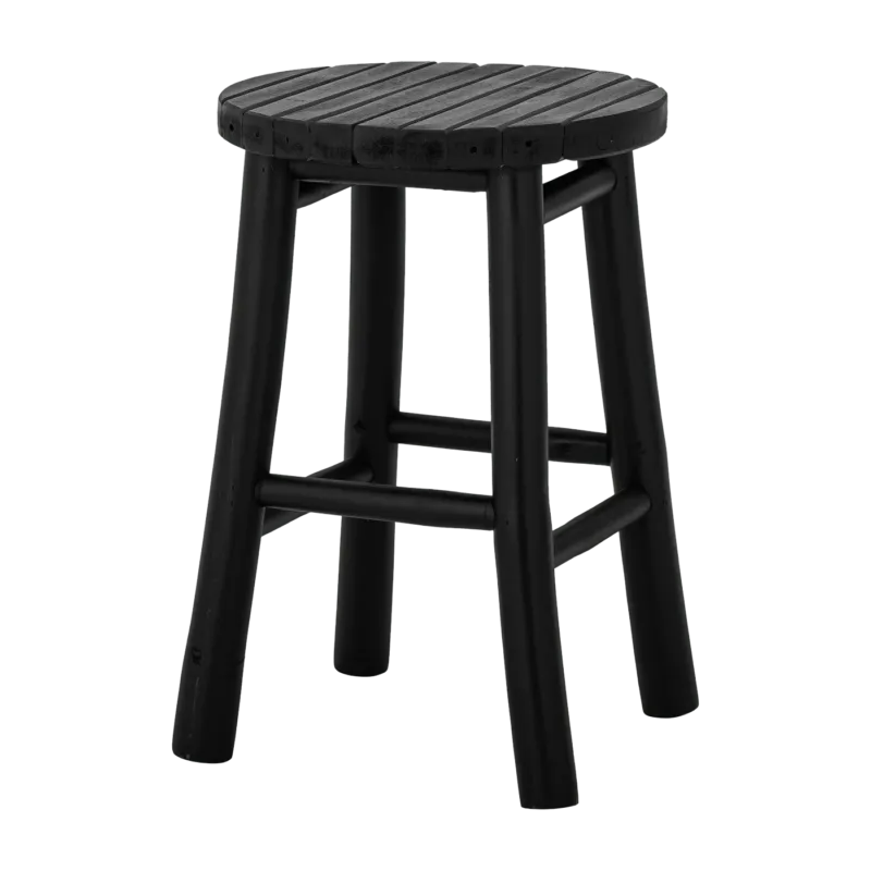 Tabouret Bilbo Bambou Noir - Bloomingville - The Cool Republic